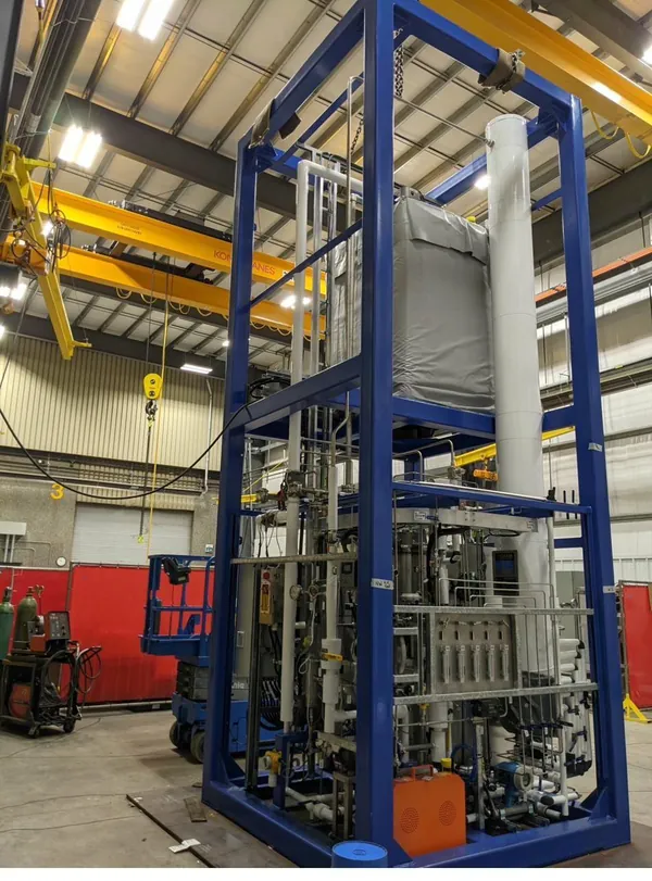 IsoFlo White Liquor Oxidizer Skid Mercer Celgar Castlegar BC