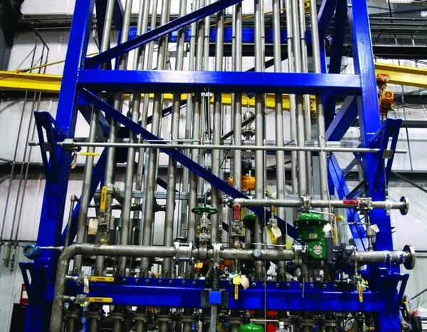 Large process module on Mammoet transport