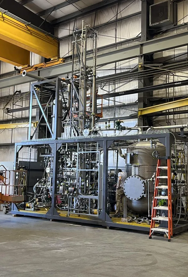 Lithium process module with instrumentation at Axton